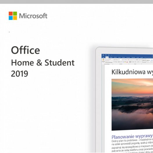 Microsoft Office Home & Student 2019 dla Windows
